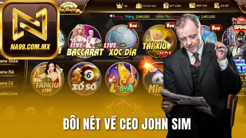 CEO John Sim 1 Đôi nét về John Sim